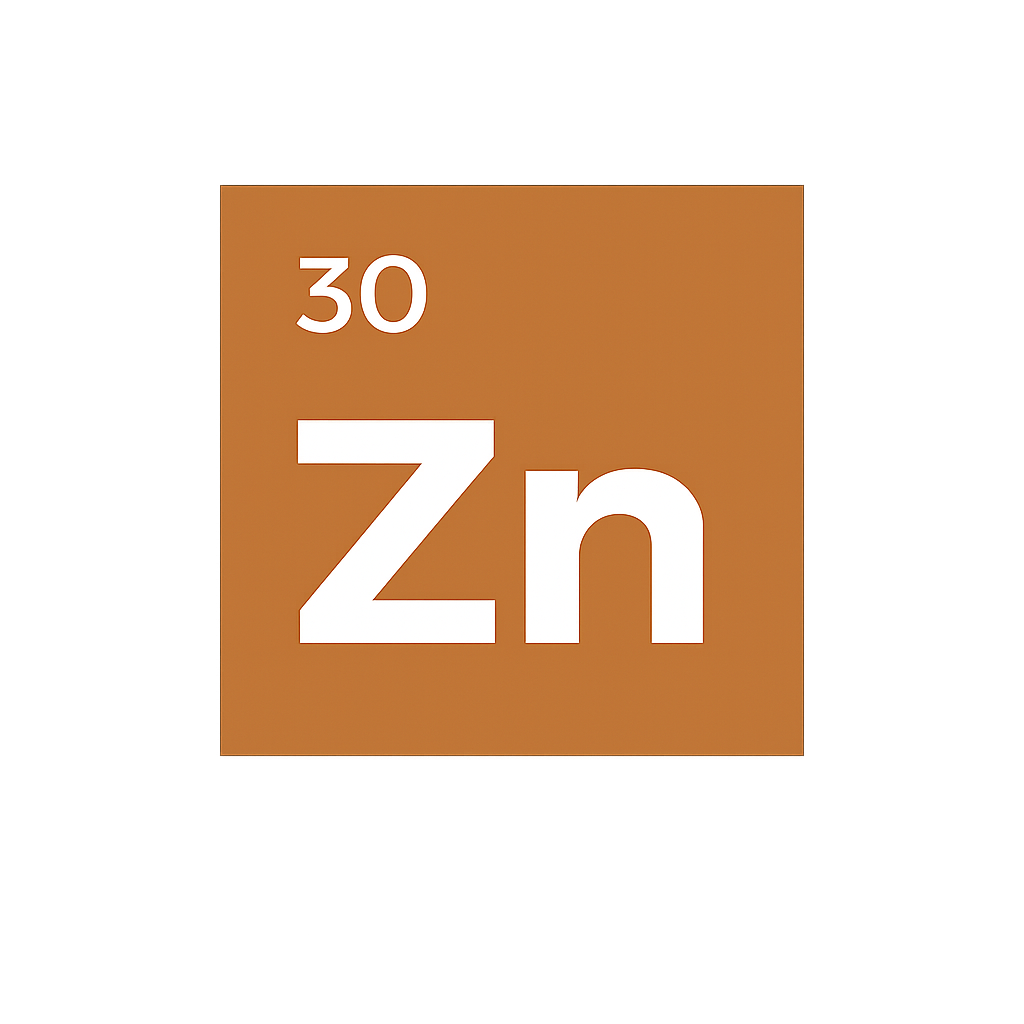 Zink Symbol Zn 30